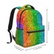 thumbnail image 2 of Disketp Glitter Rainbow Mochila Estampada para Hombre y Mujer – Mochila Ligera Clásica con Múltiples Bolsillos para Universidad, Trabajo y Viajes-One Size, 2 of 5