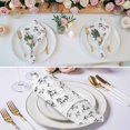 thumbnail image 2 of Black Horse Cloth Napkins, Watercolor Vintage Animals Washable and Reusable Dinner Napkins Set of 8, Table Napkin for Kitchen Party Birthday Wedding Hotel Housewarming 20"x20", 2 of 8