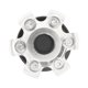 thumbnail image 4 of Par Punta Cabezal Slider Aluminio Plata Moto Decorativos, 4 of 7