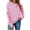 Pink#39, variant on YOIAVAIOY Women Love Print Sweatshirts Cute Heart Graphic Pullover Long Sleeve Crew Neck Valentine Sweatshirt Pink M