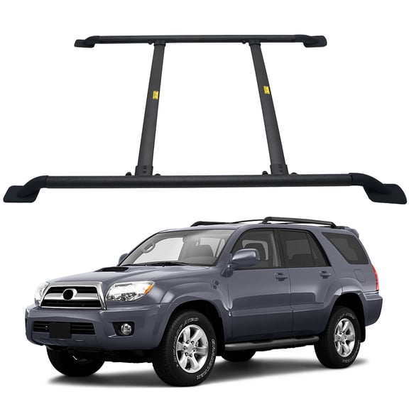CCIYU Roof Rack Crossbars And Side Rails Fit For Toyota 4Runner 2003-2009 Rooftop Cargo Carrier Cargo Bars