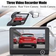 thumbnail image 4 of Cámara Dvr Para Coche, Cámara Para Coche, Cámara Dvr Para Coche, 4 Pulgadas, 1080P, HD, 3 Lentes, Grabadora De Conducción De Vídeo DVR Para Coche, Cámara De Salpicadero, ANGGREK Otros, 4 of 8
