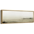 thumbnail image 2 of IDEA4WALL Extra Large Framed Canvas Print Wall Art Minimalist Monochrome Wetland Artwork Nature Wilderness Antique Retro Fine Art Decorative Relax/Calm for Home Decoration - 60"x20", 2 of 5