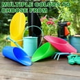 thumbnail image 4 of Uxcell 3-Pack Cucharas de Tierra para Bonsáis, Palas de Plástico para Jardín, Cucharas de Cubo para Trasplante [Amarillo], 4 of 7