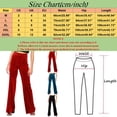 thumbnail image 6 of Women's Solid Color Mid Waist Pants Loose Straight Pocket Casual Trouser plus Pants plus Sizes Clothes for Women Woman Pants plus Trousers Pants for Women Pants Women Stretchy Women Dress Pants for, 6 of 7