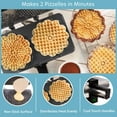 thumbnail image 3 of CucinaPro Pizzelle Fabricante Antiadherente Eléctrico Pizzelle Panadero Prensa Comercial, 3 of 5