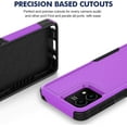 thumbnail image 6 of for Moto G Stylus 5G 2023 Case: Dual Layer Protective Heavy Duty Cell Phone Cover Shockproof Rugged with Screen Protector - Military Protection Bumper Tough - Motorola Moto G Stylus 5G 2023, Purple, 6 of 15