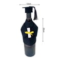 thumbnail image 6 of Xioeram 2Pcs/Set Felt Graduation Wine Jacket Bottle Cap Wine Coat Bottle Covers Set Gown Cap Toppers with Mini Tassel Doctor Party Decoration, 6 of 8