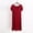 Wine, variant on QUINDOS Oversized Pajamas for Women Mid Length Plus Size Nightgowns for Women Padded Long Sleep Shirt Casual Half Sleeve Thin Loose Sleepwear Night Dress