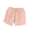 thumbnail image 3 of CLOISE Womens Athletic Shorts with Pockets Pink M Summer Fashion Casual Loose Athletic Shorts Sexy Solid Elastic Waisted Rope Tie Comfy Running Bermuda Shorts, 3 of 5