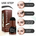 ELAIMEI Eyebrow Stencil Kit Eyebrow Stamp Kit Eeybrow Print One Step Natural Powder Stamp