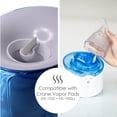 thumbnail image 3 of Steam Inhaler & Warm Mist Humidifier, 0.5 Gallon, Blue & White, Ideal for Bedroom Sinus Relief, 3 of 9