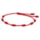 thumbnail image 2 of Pulsera de cordón rojo, pulsera de 7 nudos rojos, pulsera de nudos ajustable, pulsera de nudos diseñada para precisión, 2 of 9