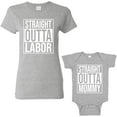thumbnail image 1 of LAICAIW Ensemble Assorti T-Shirt Femme & Justaucorps Bébé Droit, 1 of 1