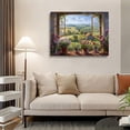 thumbnail image 6 of English Villa Garden Window View Country & Flower Art Natural Wall art Printed window Room Wall Art Large Wall art Living Room Wall Decoration Home decor 11x14 poster Unframed, 6 of 6