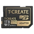 thumbnail image 3 of TEAMGROUP 1TB T-Create Expert S.M.A.R.T Monitored A2 microSDXC UHSI-I/U3 V30 4K High speed memory card with adapter, Compatible with GoPro, Insta360, Speed up to 160MB/s (TTCS1TIA2V3003), 3 of 3