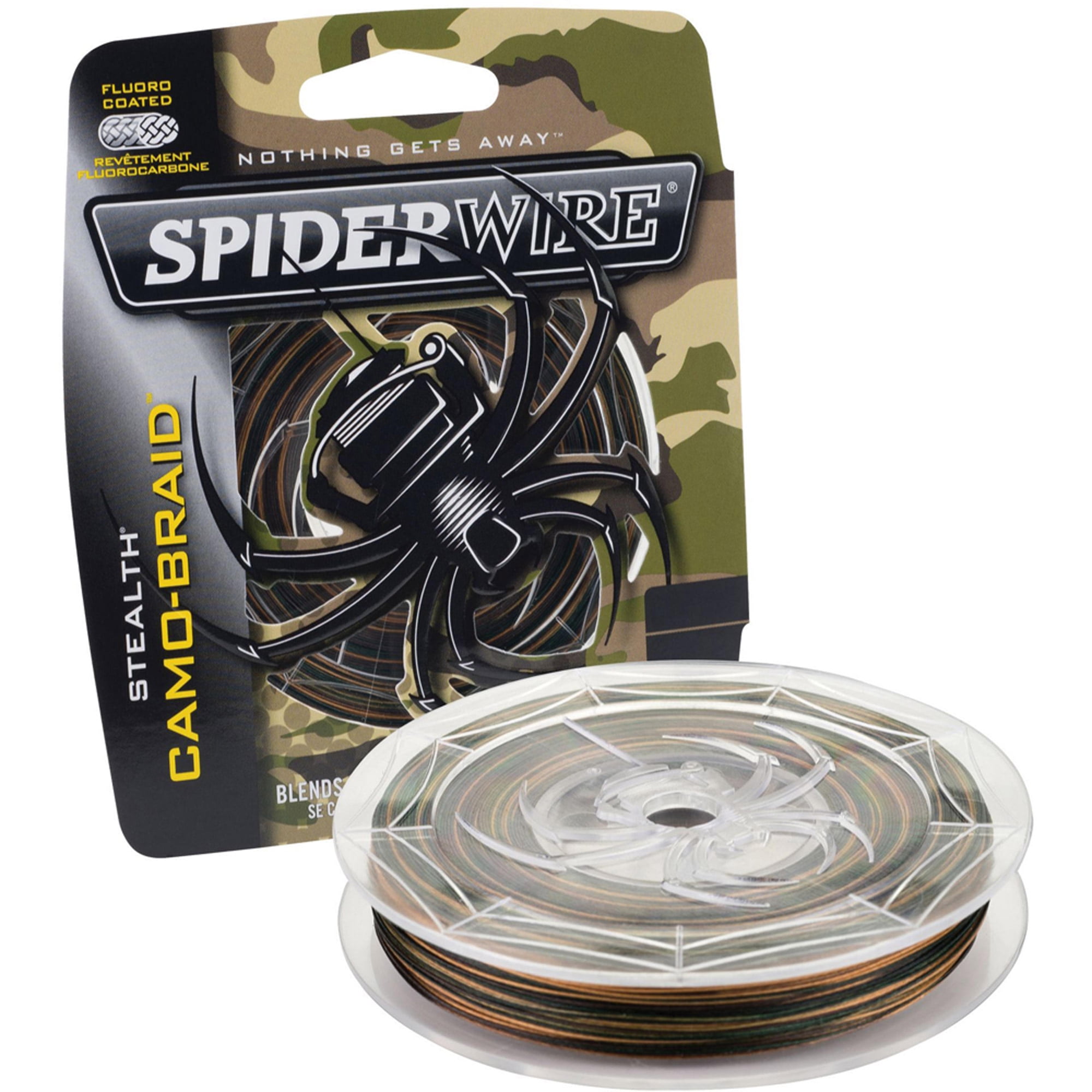 SpiderWire Stealth® Camo Braid™ Fishing Line, Camo, 30 lb Test Strength, 300 yd