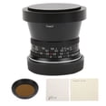 thumbnail image 1 of Lente de montura RF F2 de 75 mm flexible de alta precisión resistente al desgaste Lente de ojo de pez de enfoque manual F2 de 75 mm para R RP para R3 R5 R6 Higoodz Otros, 1 of 8