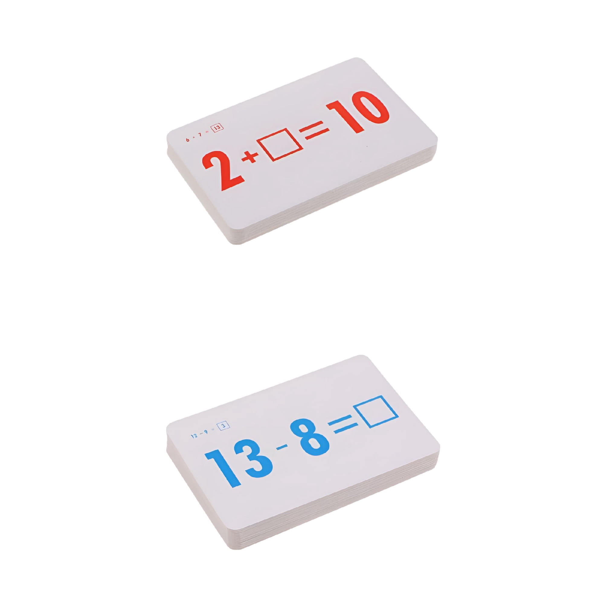 CCOCC 2026 New 72 Cards Math Flash Cards for Addition and Subtraction for School Home Classroom Study