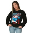 thumbnail image 4 of Street Fighter Chun Li Born Fly Sweatshirt for Men or Women Brisco Brands S, 4 of 6