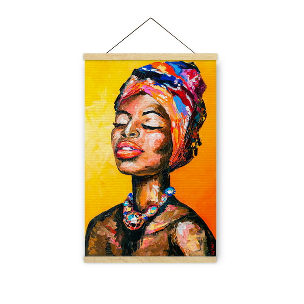 Awkward Styles Wooden magnetic poster Hanger Frame - Colorful Painting ...