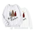 thumbnail image 3 of Boys Girls Christmas Sweatshirt Long Sleeve Crewneck Casual Merry Christmas Graphic Sweatshirts Kids Pullover Tops 3-10 Years, 3 of 6