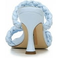 thumbnail image 4 of Sam Edelman Meghan Riveria Slip On Braided Straps Fashion Mule High Heel Sandals (Riviera Blue Leather, 10.5), 4 of 4