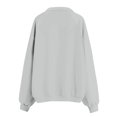 thumbnail image 6 of ManxiVoo Women's Oversized Lapel Zip Front Hoodie Raglan Sleeve Loose Casual Pullover Sweatshirt XL Size Grey, 6 of 7