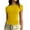 Yellow, variant on Fnochy Women's Yoga Tops Short Sleeve Solid Color Basics Crewneck Casual Pullover T-shirt