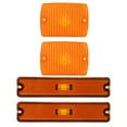 thumbnail image 1 of 4PC Side Marker Light and Turn Signal Light Housings 56001378 Replacement for   YJ, 1 of 7