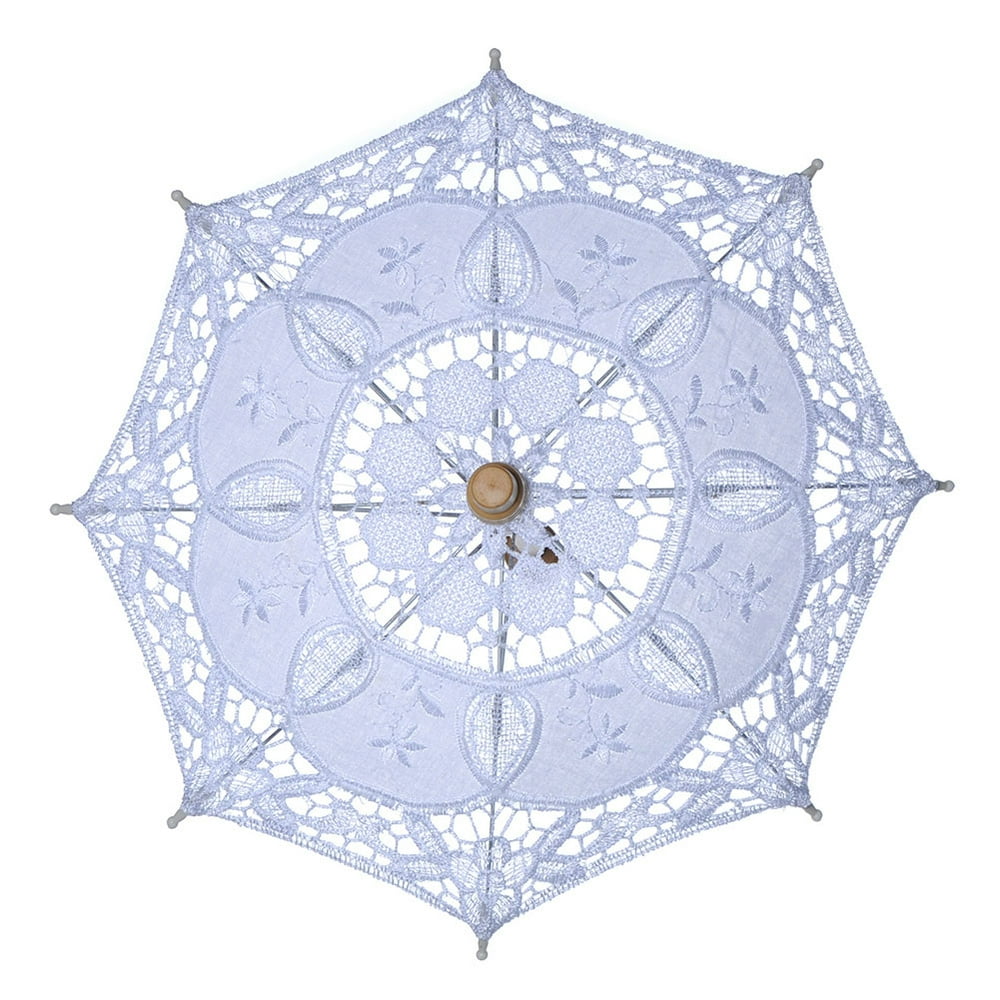 RONSHIN Vintage Bridal Lace Umbrella Women Parasol Sun Umbrella