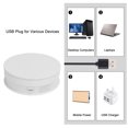 thumbnail image 3 of Electric Turntable, 360 Degree Photography Turntable Display Stand With Remote Control, 15cm Motorized Rotating Display Stand Low Noise For Products Display, Live Video Show, 3 of 8