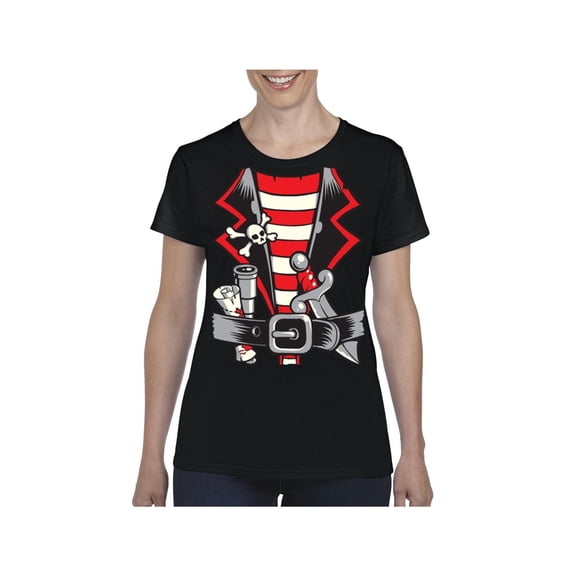 NIB - Women's T-Shirt Short Sleeve - Pirate Costume
