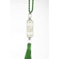 thumbnail image 2 of RABARIKAA - Allah Mohammed Crystal Round CAR Hanging (Green), 2 of 7