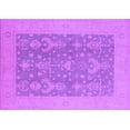 thumbnail image 1 of Ahgly Company Indoor Rectangle Oriental Purple Traditional Area Rugs, 4' x 6', 1 of 4
