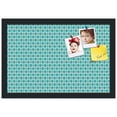 thumbnail image 2 of PinPix 18x12 Custom Cork Bulletin Board  Poster Board Has a Fabric Style Canvas Finish, Framed in Retro Patterns, by ArtToFrames (PinPix-234), 2 of 5