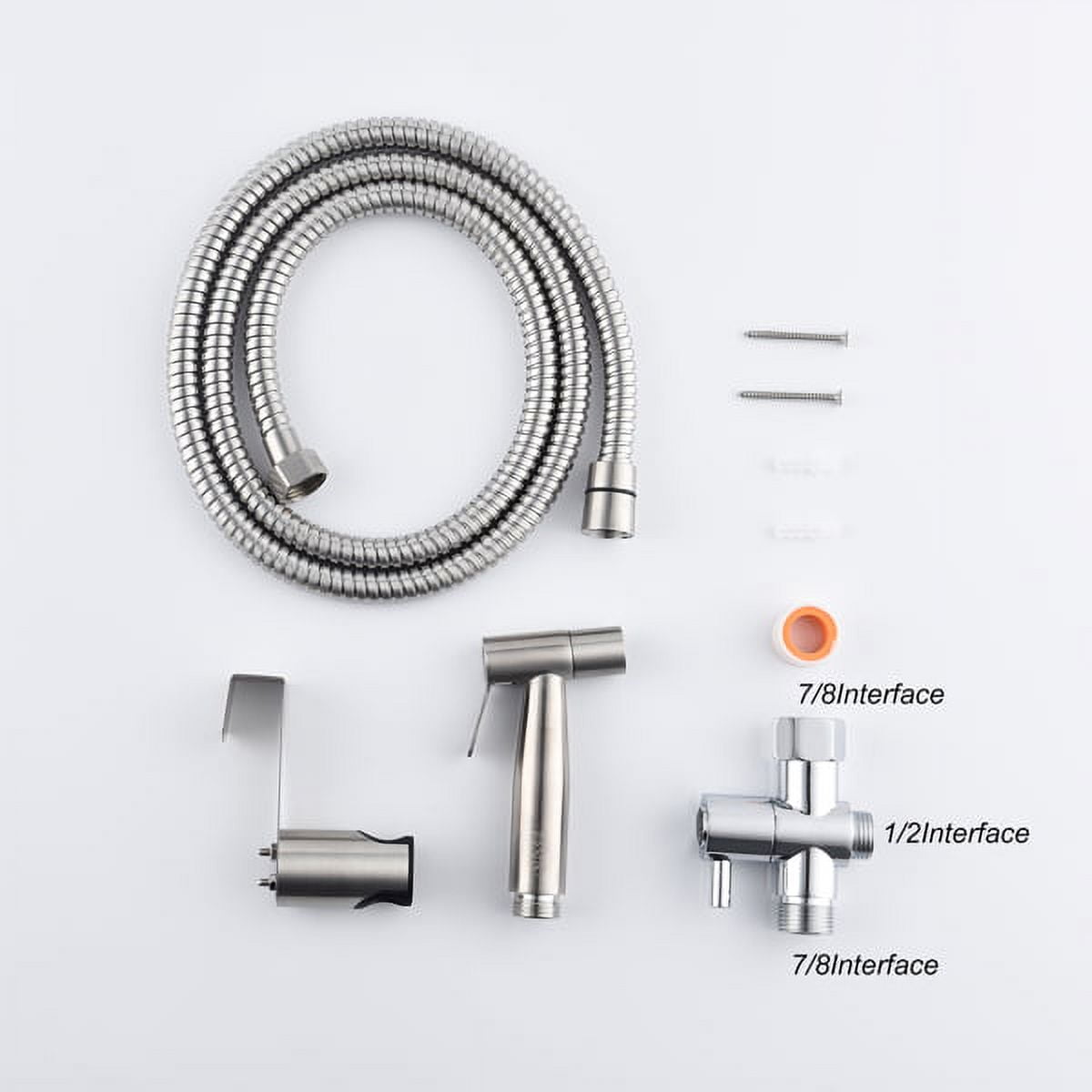 Handheld Bidet Sprayer for Toilet, Multi-Purpose Cloth Diaper Sprayer Kit with 2 Mount Options, DIY Install, Jet & Soft Spray Modes