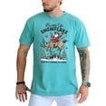 thumbnail image 3 of Buckle Up Snowflake Santa's Coming to Town Unisex Shirt Western Christmas Tee for Men & Women Seafoam Shirt Adult X-Large, 3 of 4