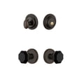 thumbnail image 5 of Grandeur Georgetown Rosette Single Cylinder Knob Combo Pack with Lyon Knob and matching Deadbolt, 5 of 6