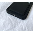 thumbnail image 4 of Wallet Phone Case Compatible with iPhone 12 Mini, Card Slot Design, Simple Color Purse Protective Business Case Hard Back Covers (Black, iPhone 12 Mini), 4 of 14