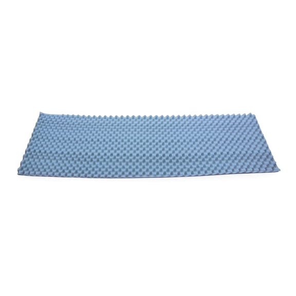 McKesson Mattress Overlay - Convoluted Foam Decubitus Care Pad, Mattress Topper for Ulcers, Pressure Sores, Bedsores - Blue, 72 in x 20 in x 2 in, 1 Ct