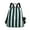 Dark Green and White Striped, variant on Travel Backpack for Women Large Capacity College Bags Multi-pocket Casual Daypacks 15 Inch Light Yellow and Off-white Striped