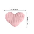 thumbnail image 2 of Hwkond Couch Pillows for Living Room And Winter Striped Cute Heart-shaped Plush Pillow Living Room Sofa Bedroom Pillow Soft Headboard Pillow,Pink, 2 of 6