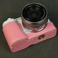 thumbnail image 2 of GadgetCom Camera Half Case Compatible with Sony Alpha ZV-E10 ZVE10 , Anti-Slip PU Leather Shell Protective Cover, 2 of 3