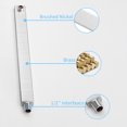 thumbnail image 6 of Kichae Brushed Nickel Wall Mounted Shower Combo，12" Rainfall Shower Head and Handheld Shower with Brass Rough-in Valve, 6 of 7