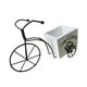 thumbnail image 5 of Adorno de maceta para bicicleta, soporte para plantas de triciclo, caja de flores de madera, jardinera para bicicleta Blanco, 5 of 6
