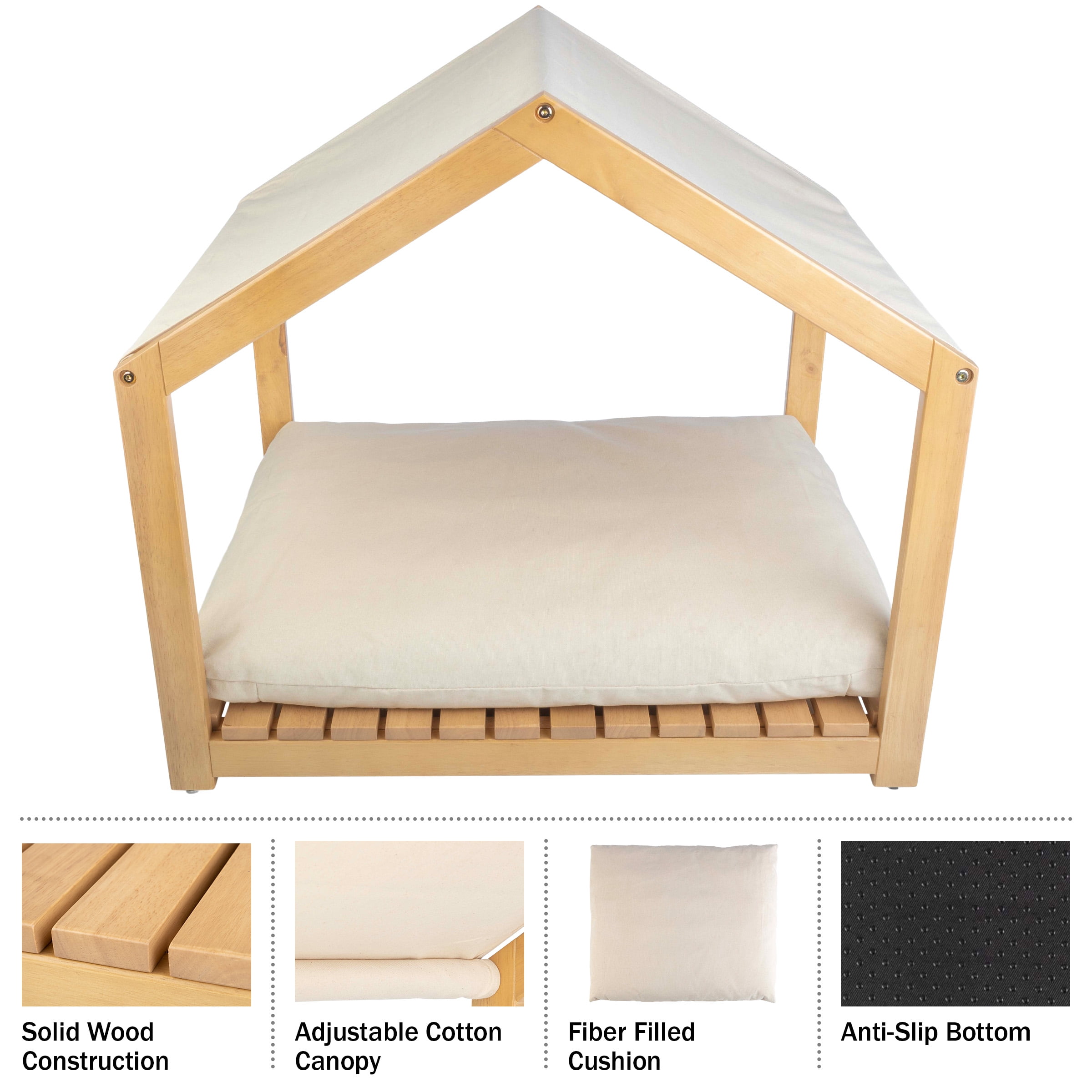 PETMAKER 30x24 Indoor Dog House for Small Pets
