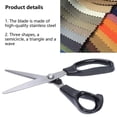 thumbnail image 4 of Tijeras profesionales para manualidades con borde dentado para recortar papel decorativo y de costura, 4 of 8
