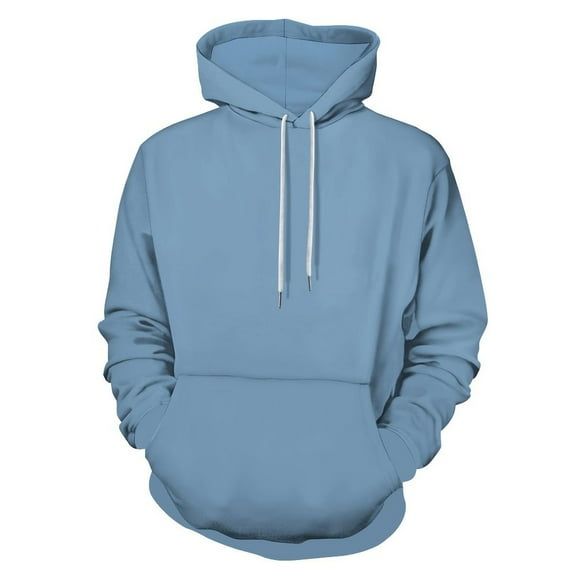Gray Blue Oversized Hoodies for Women Pullover Womens Clothes with Pocket Mens Ultimate Pullover Hoodie Sweatshirt S-6XL