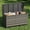Gray Rattan, variant on Panapinka Wicker Deck Box, 185 Gallon All-Weather Outdoor Storage Box, Rattan Storage Bin for Patio Furniture, Outdoor Cushions, Pool Storage and Garden Tools